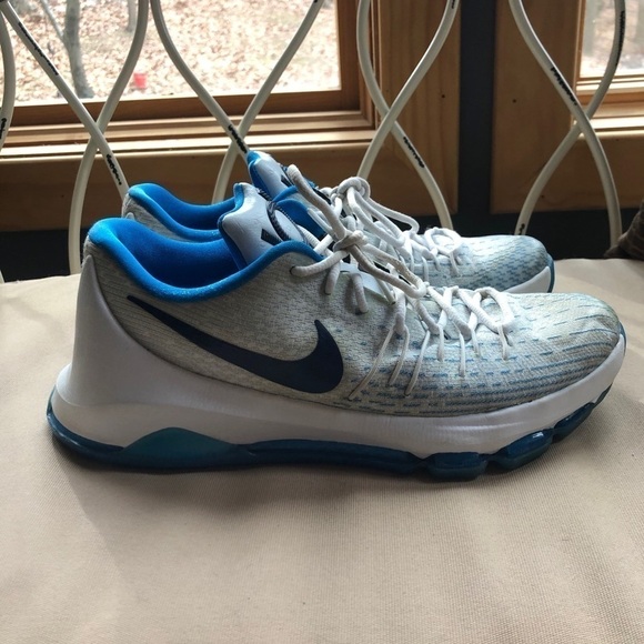 Nike KD 8 Photo Blue Sneakers size 9.5 - Picture 7 of 8